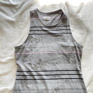 Lou & Grey Racerback Stripped Dress S